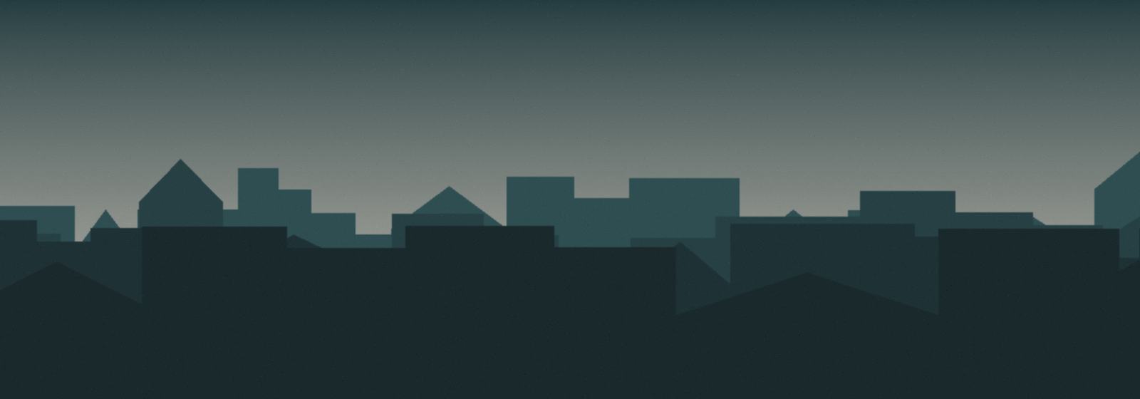 Rendered artwork of layered rooflines against a dusk sky, used as a section banner on this site